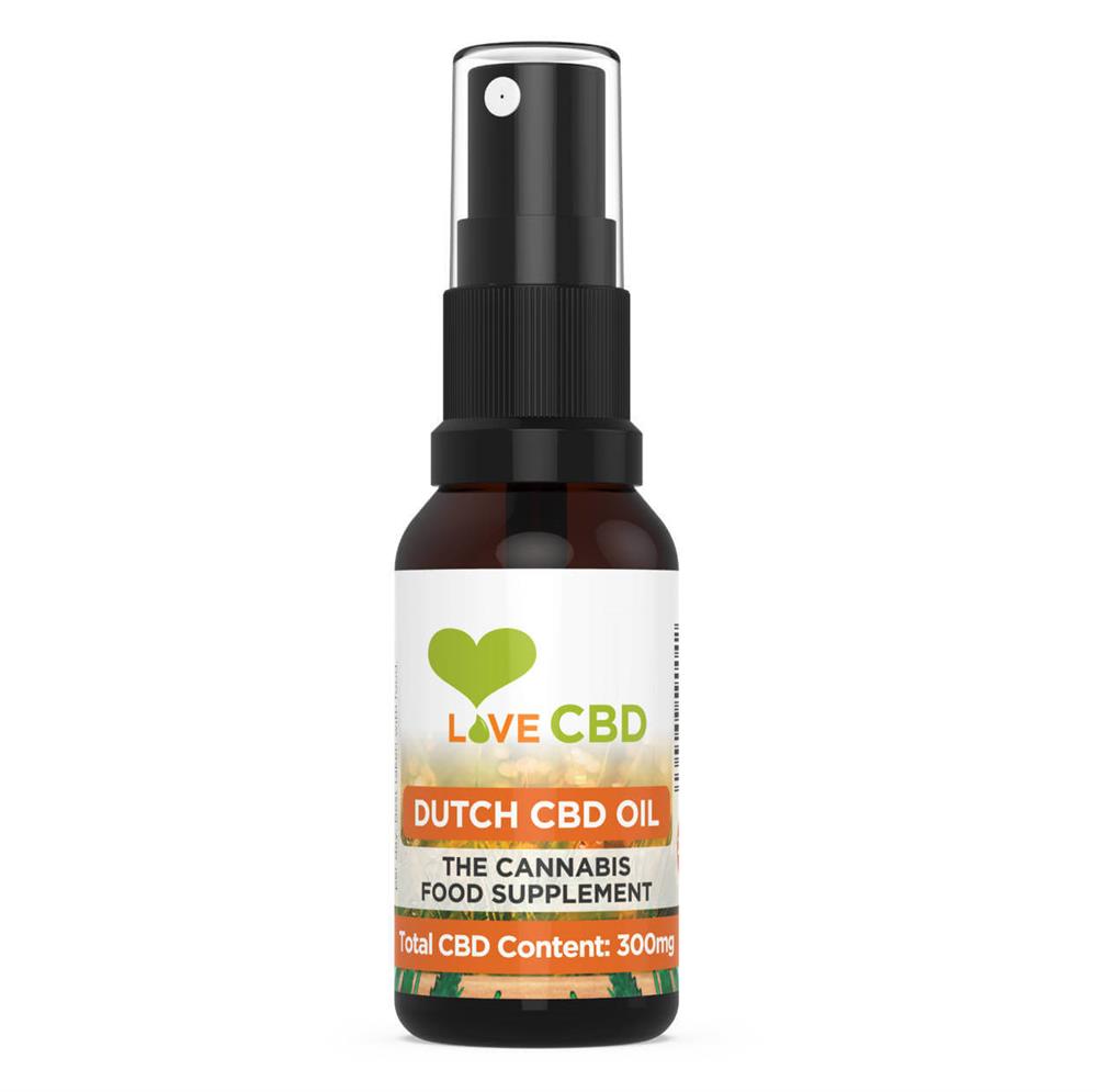 Love CBD Dutch 300mg CBD oil 20ml, Love CBD