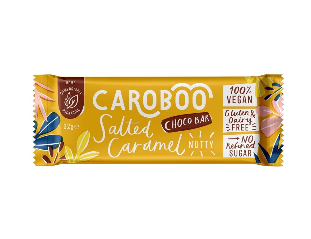 Vegan Salted Caramel Nutty Bars32g, Caroboo