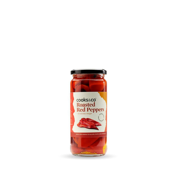 Cooks & Co Roasted Red Peppers 460g, Cooks and Co