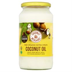 Raw Organic Extra Virgin Coconut Oil 1L, Coconut Merchant