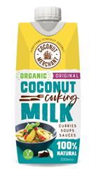 Organic Coconut Milk 330ml, Coconut Merchant