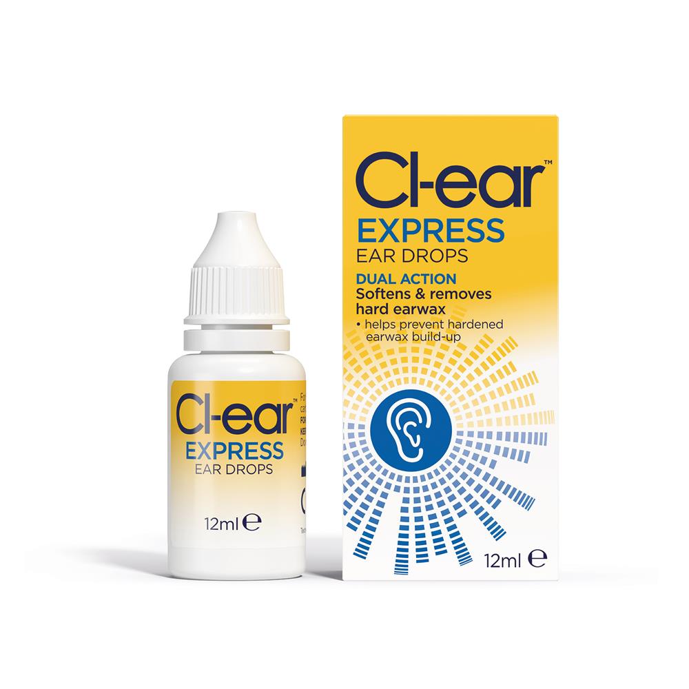 Cl-ear Express Ear Drops 12ml, Cl-ear