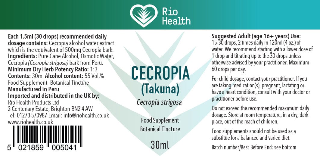 Rio Health Cecropia (Takuna)- 60ml - Welzo