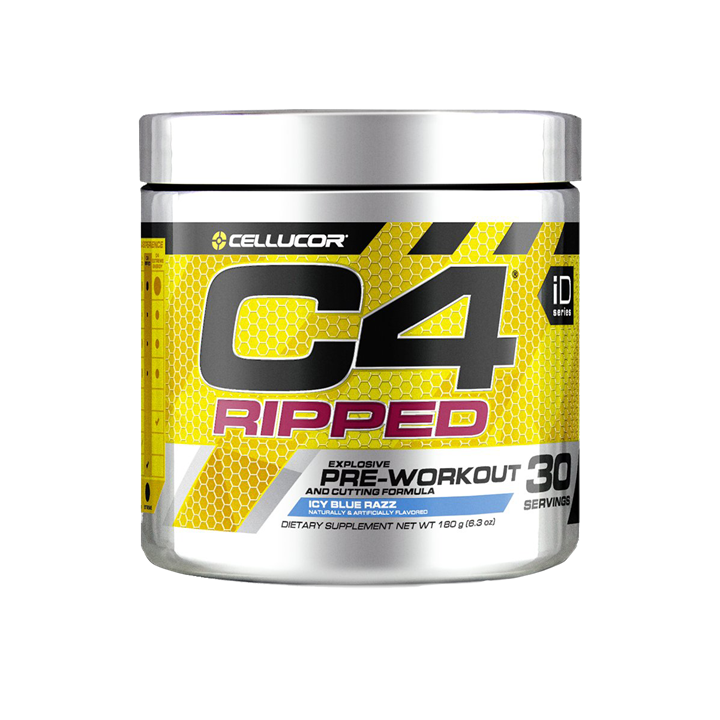 Cellucor C4 Ripped 30 Servings 180g Blue Raspberry