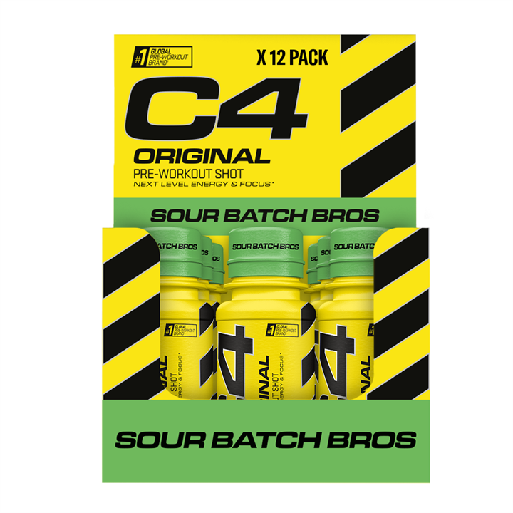 Cellucor C4 Energy Shot 12x60ml Sour Batch Bros