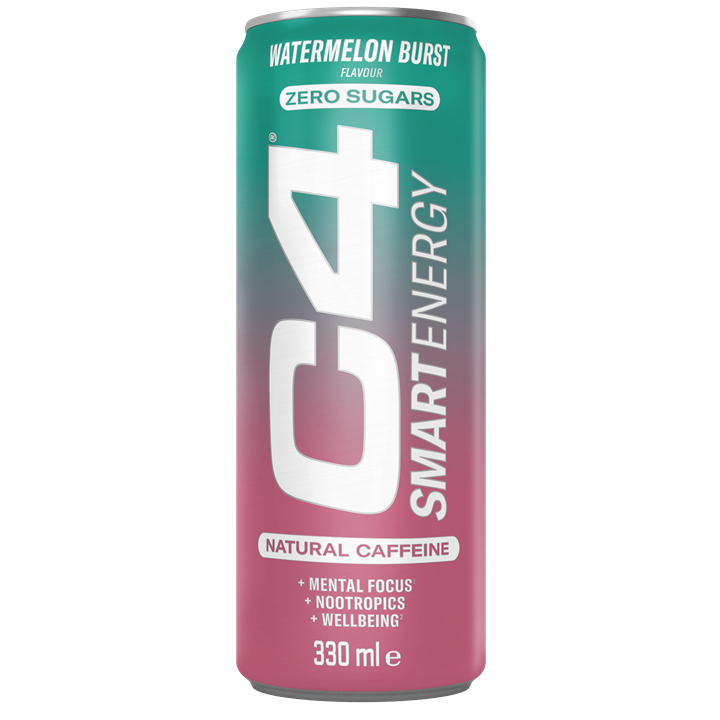 Cellucor C4 Smart Energy Carbonated 12x330ml Watermelon Burst