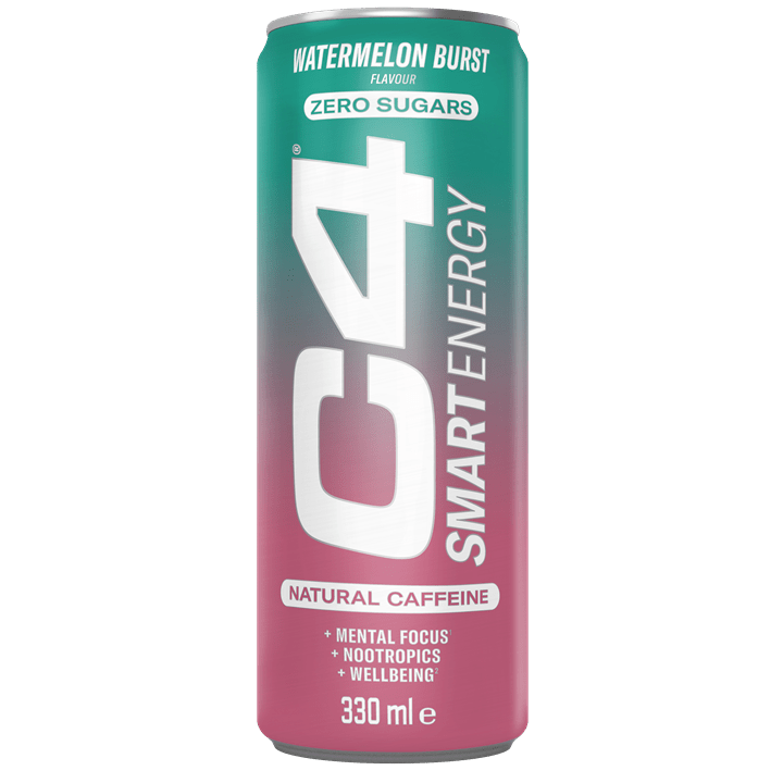 Cellucor C4 Smart Energy Carbonated 12x330ml Watermelon Burst