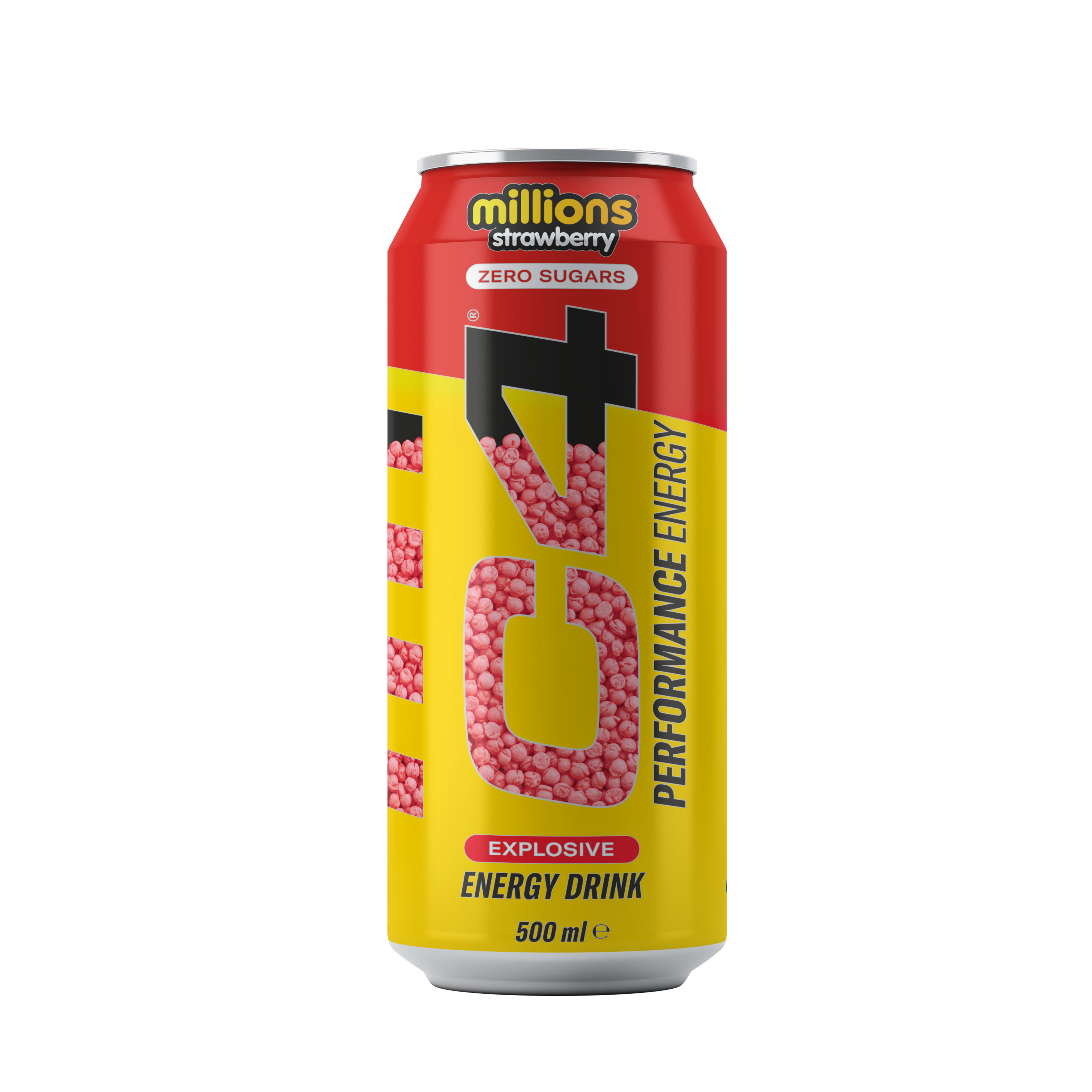 Cellucor C4 Performance Energy Carbonated RTD 12x500ml Millions Strawberry