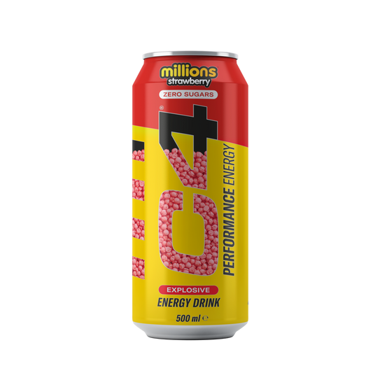 Cellucor C4 Performance Energy Carbonated RTD 12x500ml Millions Strawberry