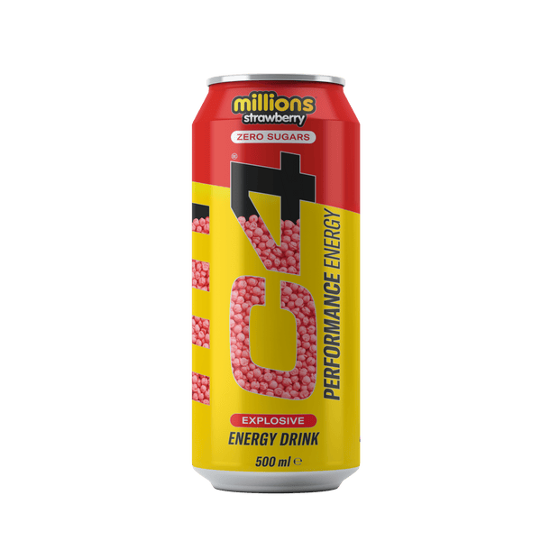 Cellucor C4 Performance Energy Carbonated RTD 12x500ml Millions Strawberry