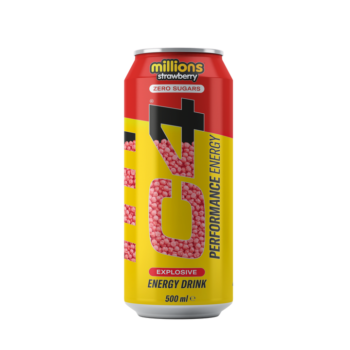 Cellucor C4 Performance Energy Carbonated RTD 12x500ml Millions Strawberry