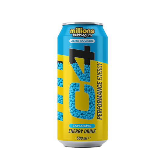 Cellucor C4 Performance Energy Carbonated RTD 12x500ml Millions Bubblegum