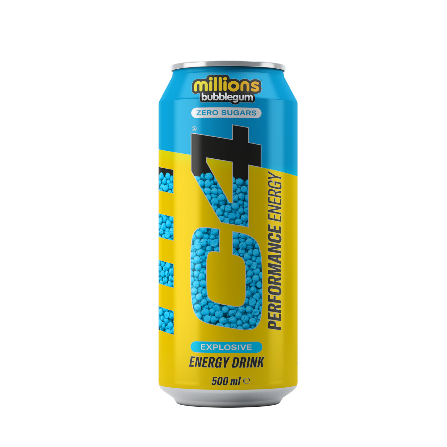 Cellucor C4 Performance Energy Carbonated RTD 12x500ml Millions Bubblegum