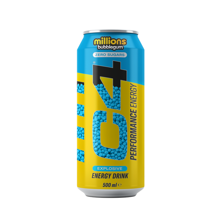 Cellucor C4 Performance Energy Carbonated RTD 12x500ml Millions Bubblegum