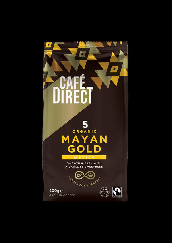 FT Roast & Ground Mayan Gold Organic Coffee 200g, Cafedirect