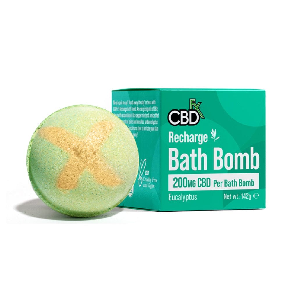 CBDfx Recharge Bath Bomb 200mg, CBDfx