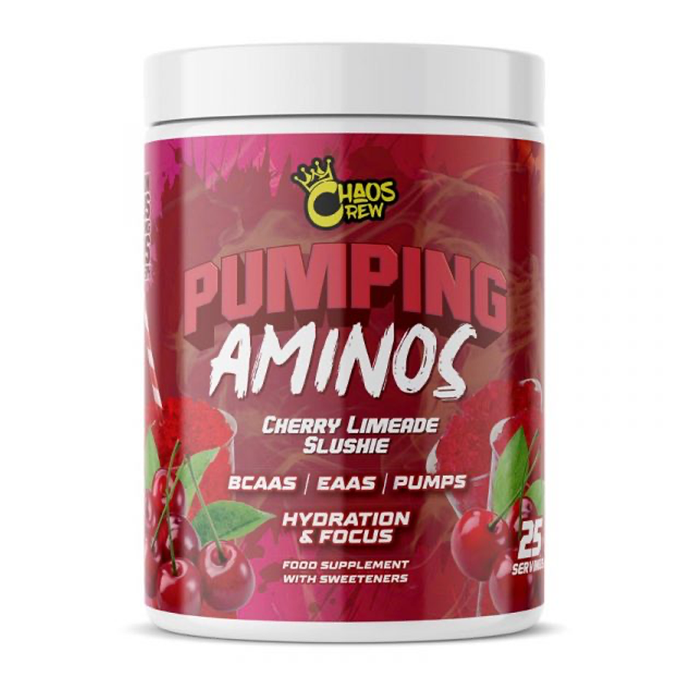 Chaos Crew Pumping Aminos 2.0 325g Cherry Limeade Slushie