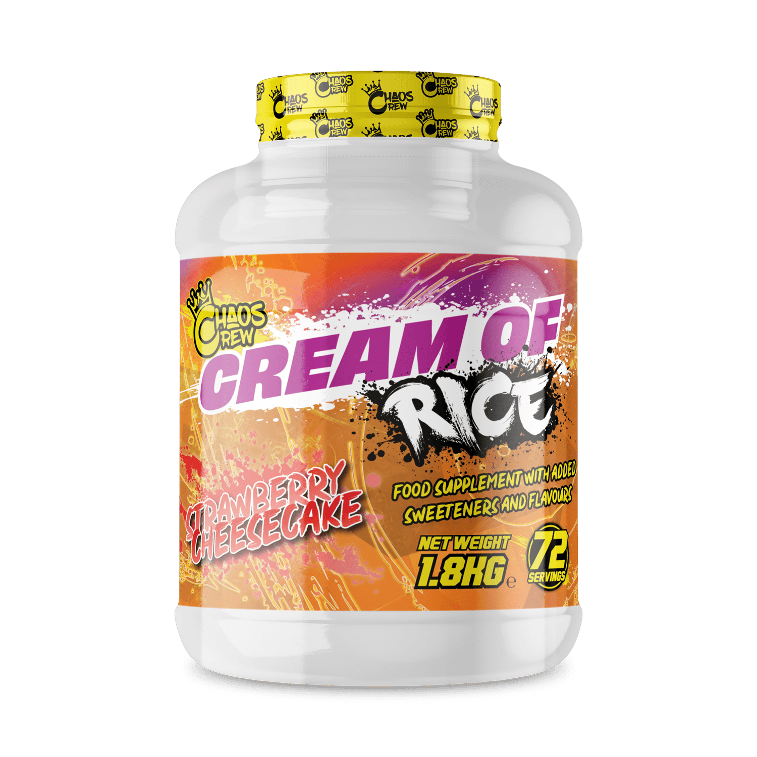 Chaos Crew Cream of Rice 1.8kg Strawberry Cheesecake