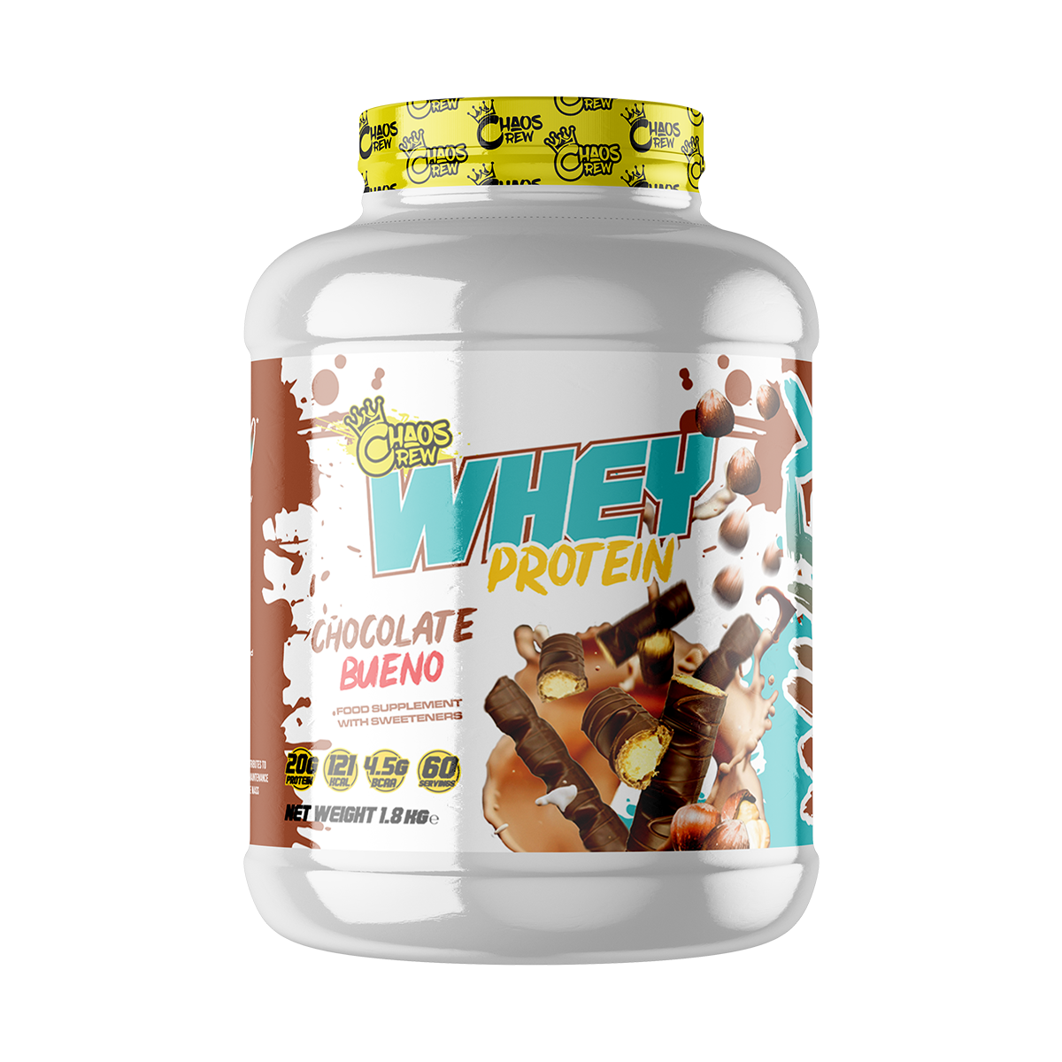 Chaos Crew Whey Protein 2kg Chocolate Bueno