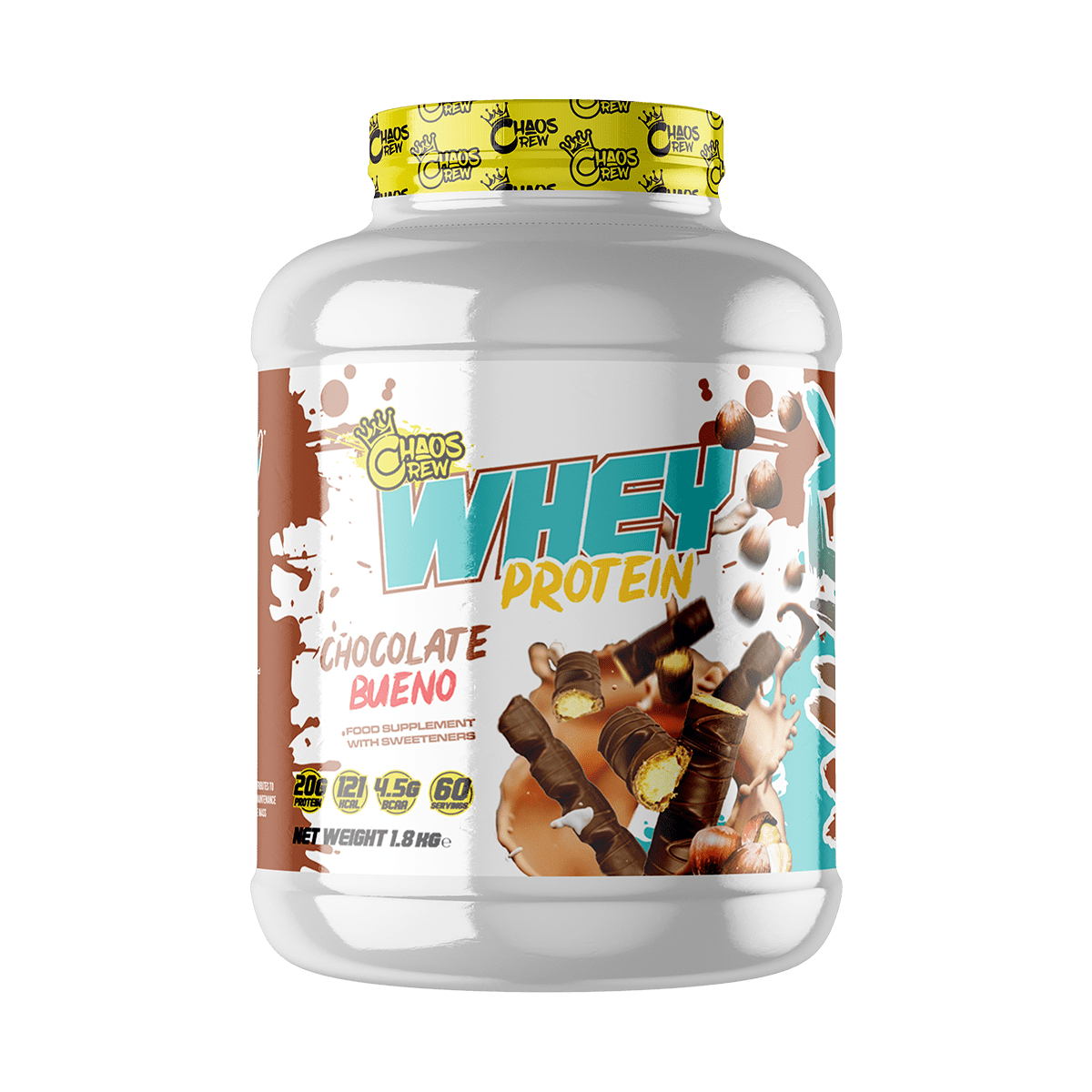 Chaos Crew Whey Protein 2kg Chocolate Bueno