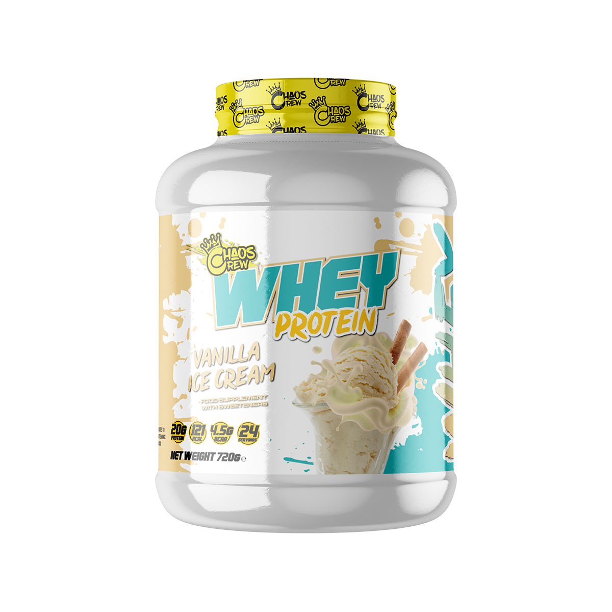 Chaos Crew Whey Protein 720g Vanilla Ice Cream