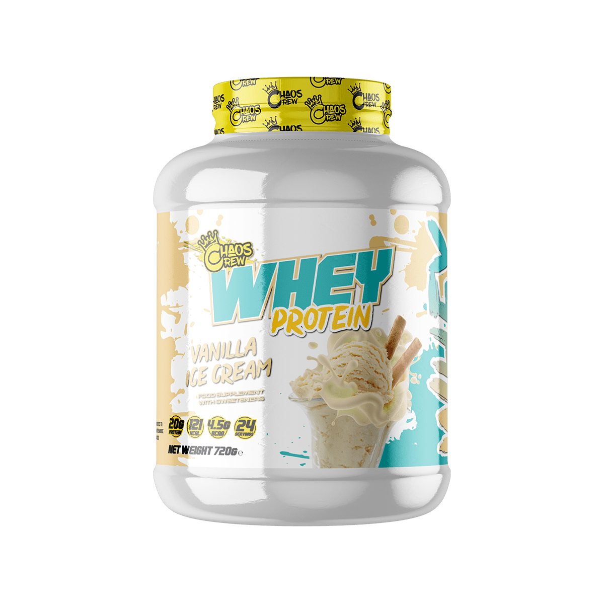 Chaos Crew Whey Protein 720g Vanilla Ice Cream