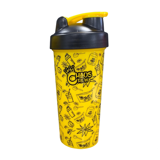 Chaos Crew Graffiti Shaker 600ml Yellow