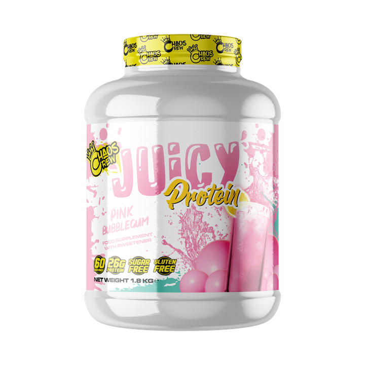 Chaos Crew Juicy Protein 1.8kg Pink Bubblegum