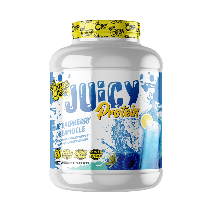 Chaos Crew Juicy Protein 1.8kg Blue Raspberry Dreamsicle