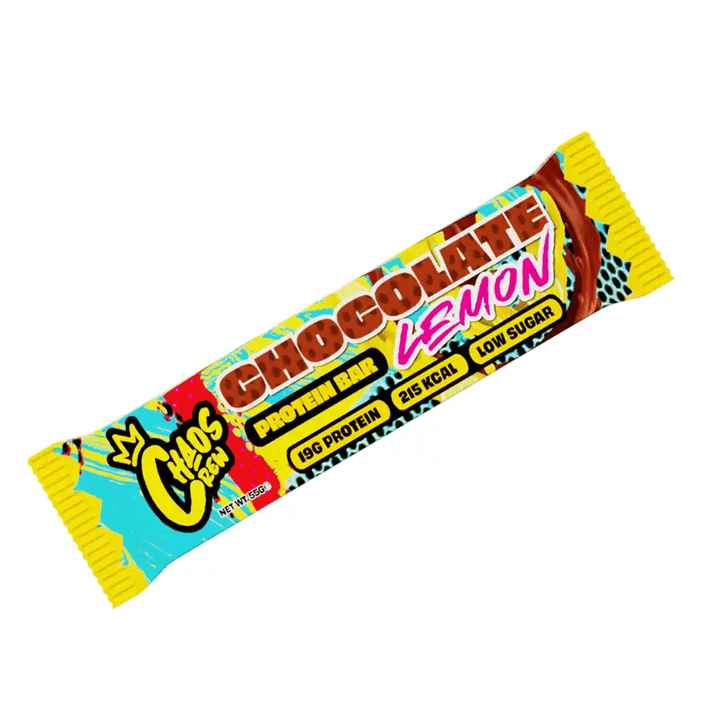 ChaosCrew Protein Bar 12x55g Chocolate Lemon