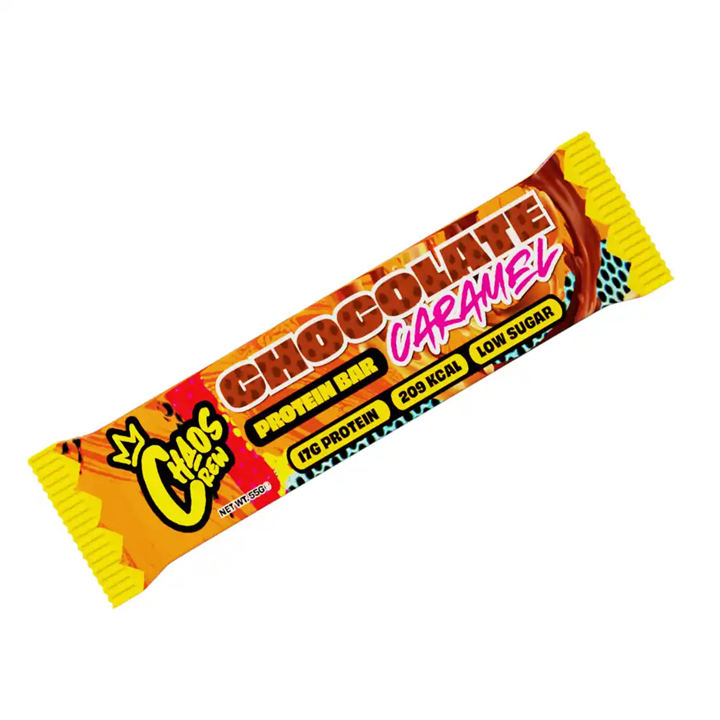 ChaosCrew Protein Bar 12x55g Chocolate Caramel