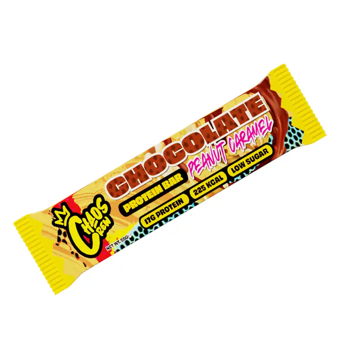 ChaosCrew Protein Bar 12x56g Chocolate Peanut Caramel