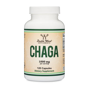 Double Wood Chaga Mushroom - 120 x 500 mg capsules - Welzo