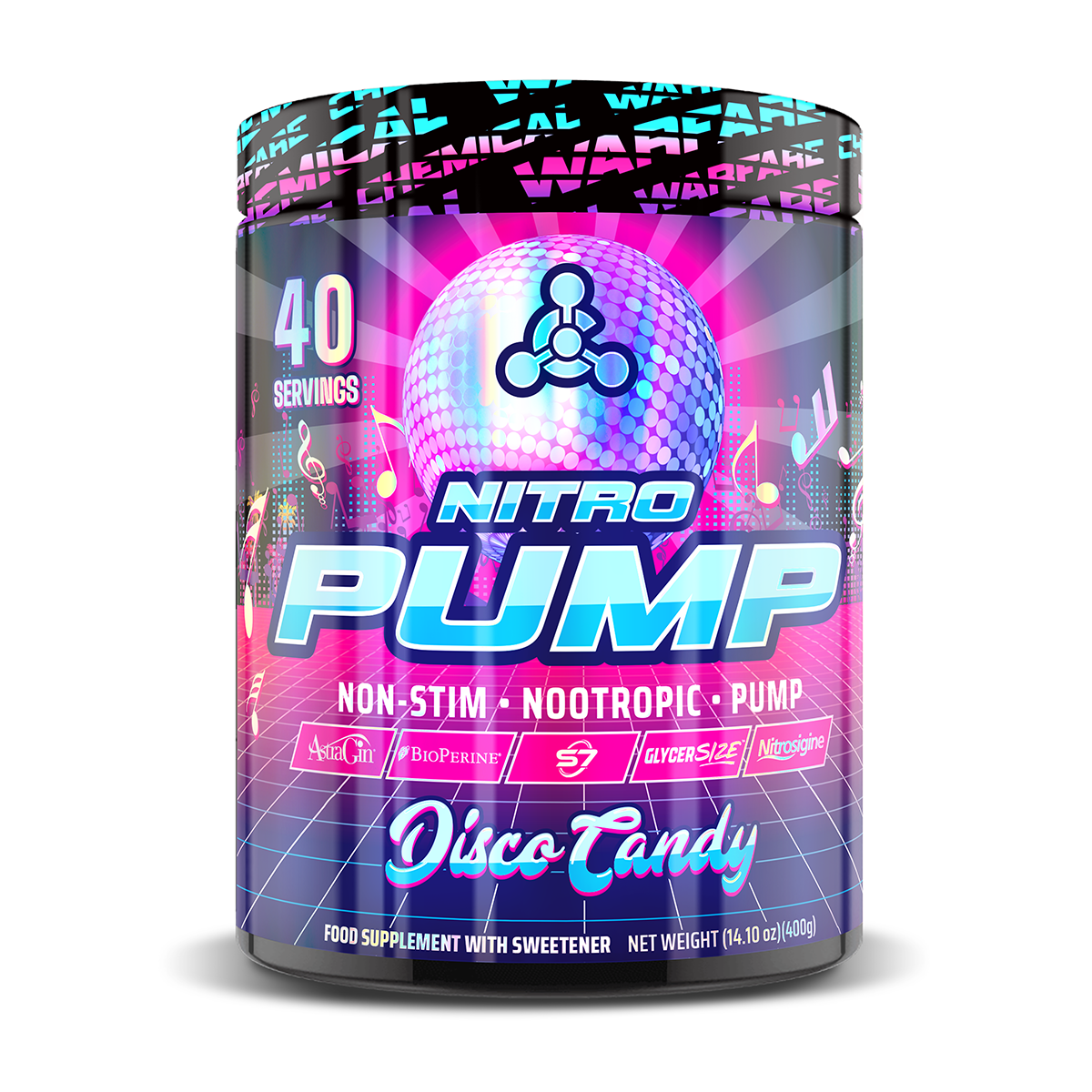 Chemical Warfare Nitro Pump 400g Disco Candy