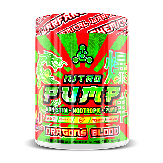 Chemical Warfare Nitro Pump 400g Dragons Blood