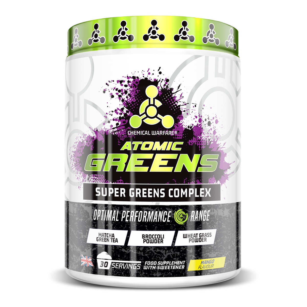 Chemical Warfare Atomic Greens 450g Mango