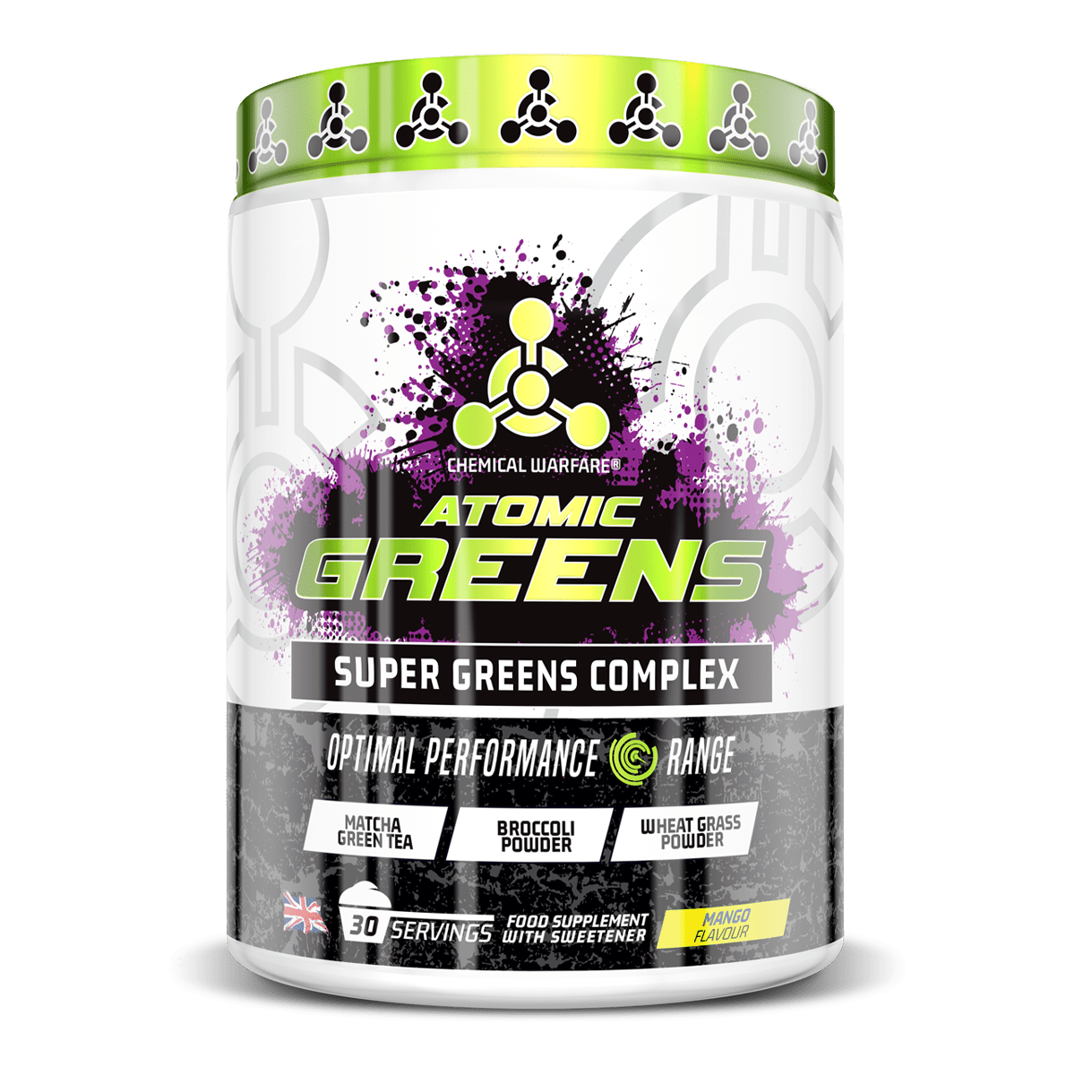 Chemical Warfare Atomic Greens 450g Mango