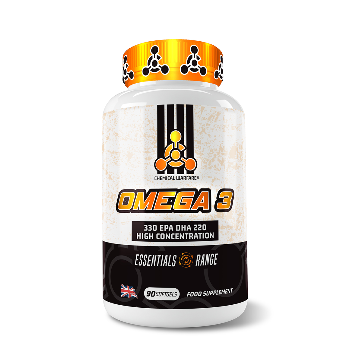 Chemical Warfare Omega 3 90 Softgels