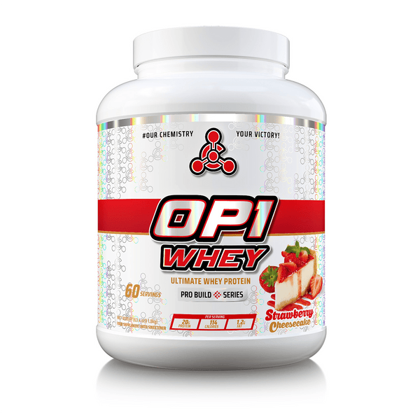 Chemical Warfare OP1 Whey 1.8kg Strawberry Cheesecake