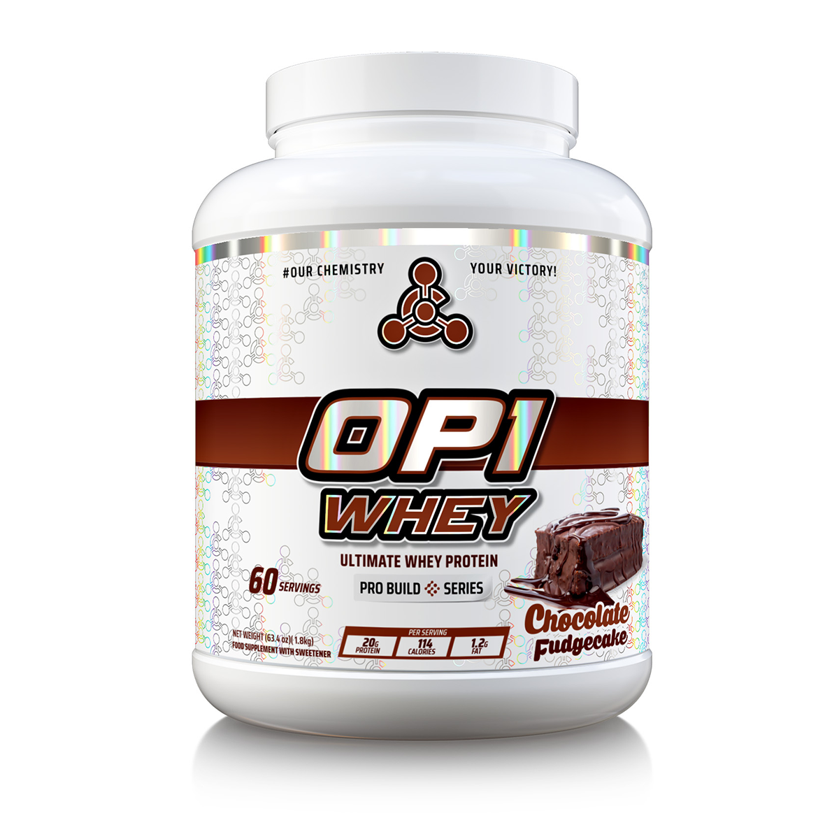 Chemical Warfare OP1 Whey 1.8kg Chocolate Fudge Cake