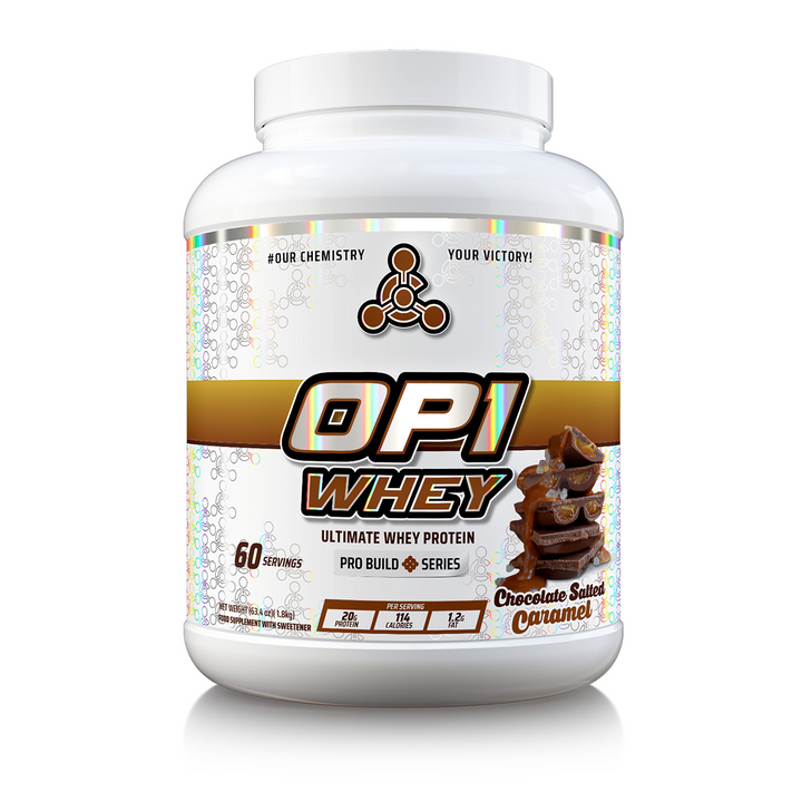 Chemical Warfare OP1 Whey 1.8kg Chocolate Salted Caramel