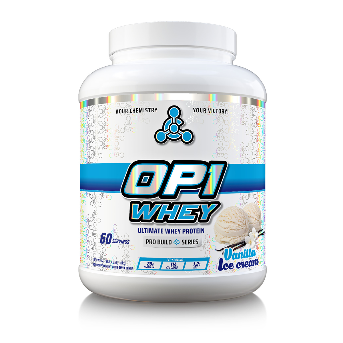 Chemical Warfare OP1 Whey 1.8kg Vanilla Ice Cream