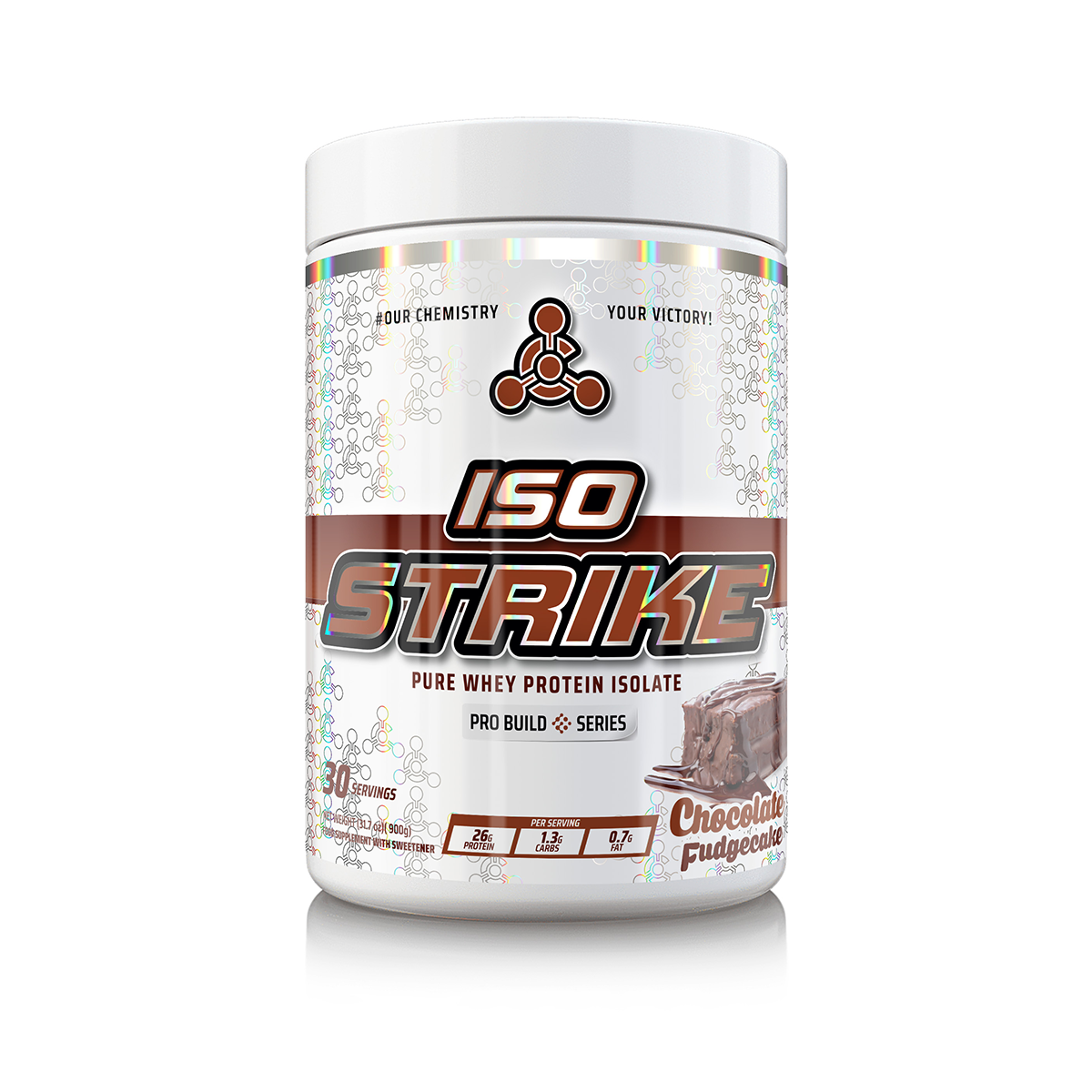 Chemical Warfare Iso-Strike Whey Isolate 900 Chocolate Fudge Cake