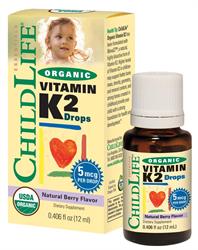 ChildLife Essential Organic Vitamin K2 Berry 12ml, Child Life