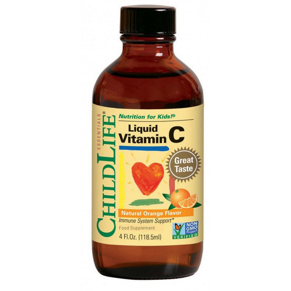 ChildLife Essential Vitamin C Orange 120ml Glass, Child Life