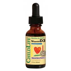 ChildLife Essential Vitamin D3 Berry 30ml, Child Life