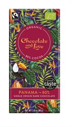 Organic/Fairtrade extra dark Panama chocolate 80%, Chocolate and Love