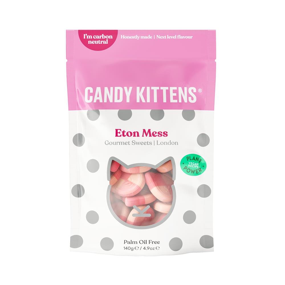 Candy Kittens Eton Mess Vegan Sweets 140g, Candy Kittens