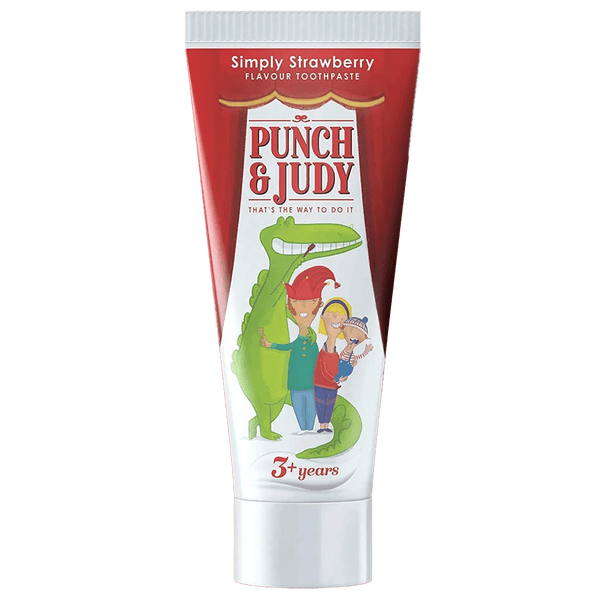 Punch & Judy Simply Strawberry Toothpaste 3+ Years 50ml - welzo