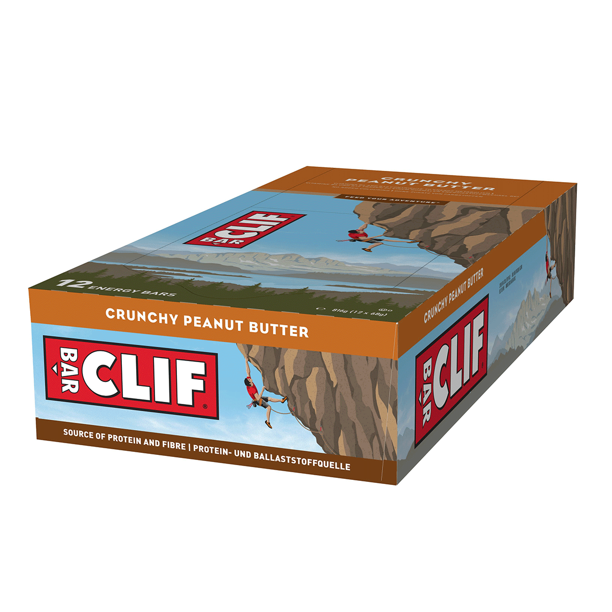 CLIF Bar 12x68g Crunchy Peanut Butter